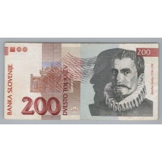 ESLOVENIA 2001 BILLETE 200 TOLAR MUY BUENO